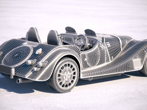 Morgan Plus 8 50th Anniversary 2018 Modelo 3D