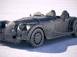 Morgan Plus 8 50th Anniversary 2018 Modelo 3D