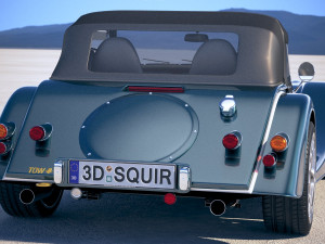 Morgan Plus 8 50th Anniversary 2018 with Roof 3D-Modell