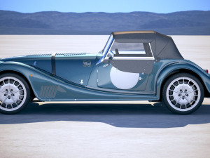 Morgan Plus 8 50th Anniversary 2018 with Roof 3D-Modell
