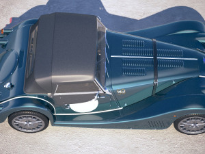 Morgan Plus 8 50th Anniversary 2018 with Roof 3D-Modell