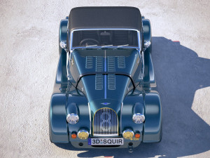 Morgan Plus 8 50th Anniversary 2018 with Roof 3D-Modell