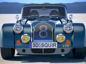 Morgan Plus 8 50th Anniversary 2018 with Roof 3D-Modell