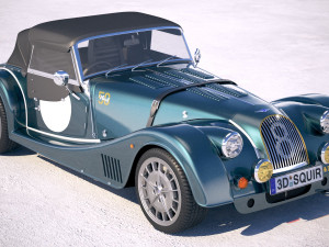 Morgan Plus 8 50th Anniversary 2018 with Roof 3D-Modell