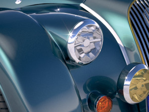 Morgan Plus 8 50th Anniversary 2018 with Roof 3D-Modell