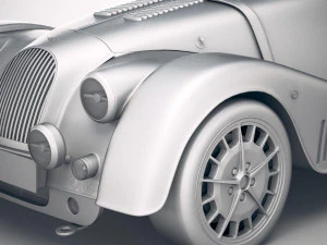 Morgan Plus 8 50th Anniversary 2018 with Roof 3D Model