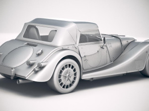 Morgan Plus 8 50th Anniversary 2018 with Roof 3D-Modell