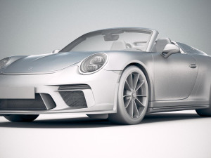 Porsche 911 Speedster 2019 Modelo 3D