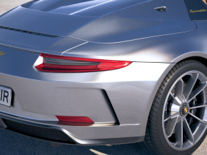 Porsche 911 Speedster 2019 Heritage Model 3D