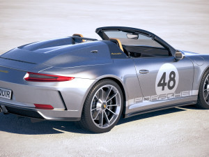 Porsche 911 Speedster 2019 Heritage Model 3D