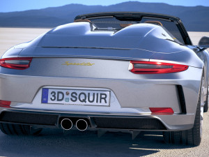 Porsche 911 Speedster 2019 Heritage Model 3D