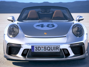 Porsche 911 Speedster 2019 Heritage Model 3D