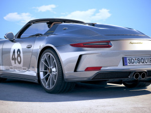 Porsche 911 Speedster 2019 Heritage Model 3D