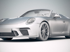 Porsche 911 Speedster 2019 Heritage Model 3D