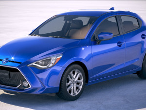 Toyota Yaris Hatchback US 2020 3D Model