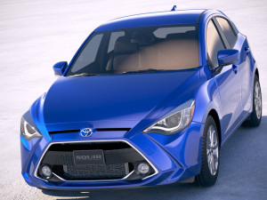 Toyota Yaris Hatchback US 2020 3D 모델