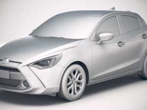 Toyota Yaris Hatchback US 2020 3D 모델