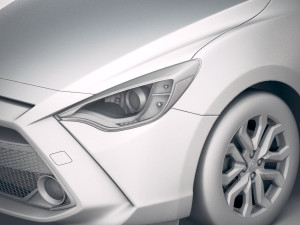 Toyota Yaris Hatchback US 2020 3D 모델