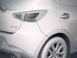 Toyota Yaris Hatchback US 2020 3D 모델
