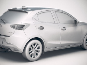 Toyota Yaris Hatchback US 2020 3D 모델