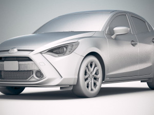 Toyota Yaris Hatchback US 2020 3D 모델