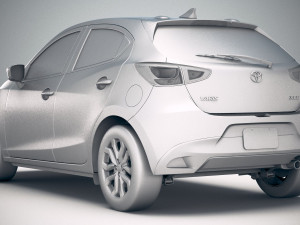 Toyota Yaris Hatchback US 2020 3D 모델