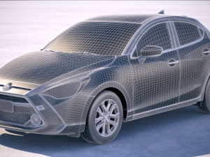 Toyota Yaris Hatchback US 2020 3D 모델