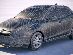 Toyota Yaris Hatchback US 2020 3D 모델
