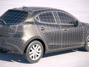 Toyota Yaris Hatchback US 2020 3D 모델