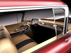 Chevrolet Impala 1958 Hardtop Coupe 3D Model