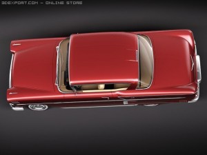Chevrolet Impala 1958 Hardtop Coupe 3D Model