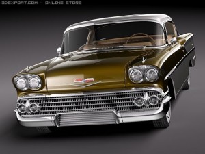 Chevrolet Bel Air 1958 Model 3D
