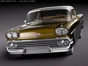 Chevrolet Bel Air 1958 3D Model