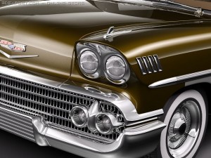 Chevrolet Bel Air 1958 Model 3D