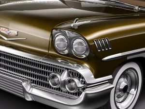 Chevrolet Bel Air 1958 3D Model