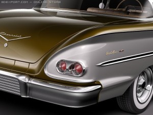 Chevrolet Bel Air 1958 Model 3D