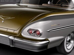 Chevrolet Bel Air 1958 3D Model