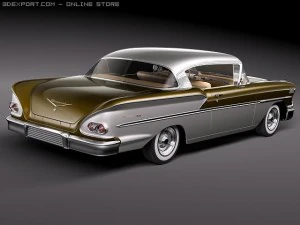 Chevrolet Bel Air 1958 3D Model
