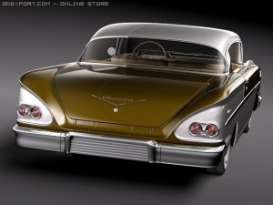 Chevrolet Bel Air 1958 Model 3D