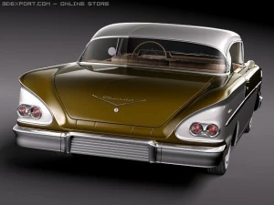 Chevrolet Bel Air 1958 3D Model