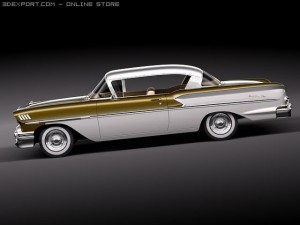 Chevrolet Bel Air 1958 Model 3D