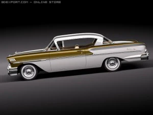 Chevrolet Bel Air 1958 3D Model