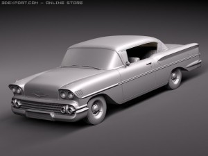 Chevrolet Bel Air 1958 Model 3D