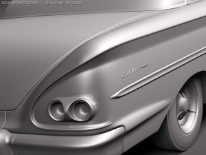 Chevrolet Bel Air 1958 Model 3D