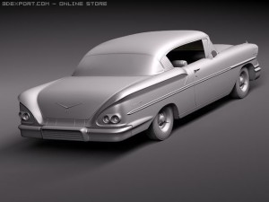 Chevrolet Bel Air 1958 Model 3D
