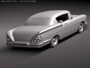 Chevrolet Bel Air 1958 3D Model