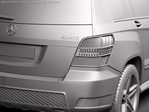 Mercedes-Benz GLK AMG 2010 Modello 3D