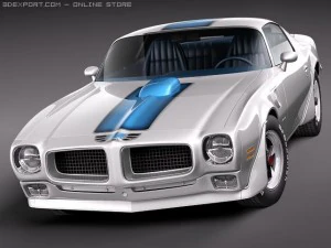 Pontiac Firebird Trans Am 1970-1973 3D Model