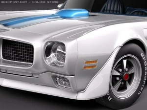 Pontiac Firebird Trans Am 1970-1973 3D Model
