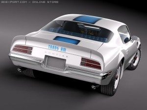 Pontiac Firebird Trans Am 1970-1973 Modelo 3D